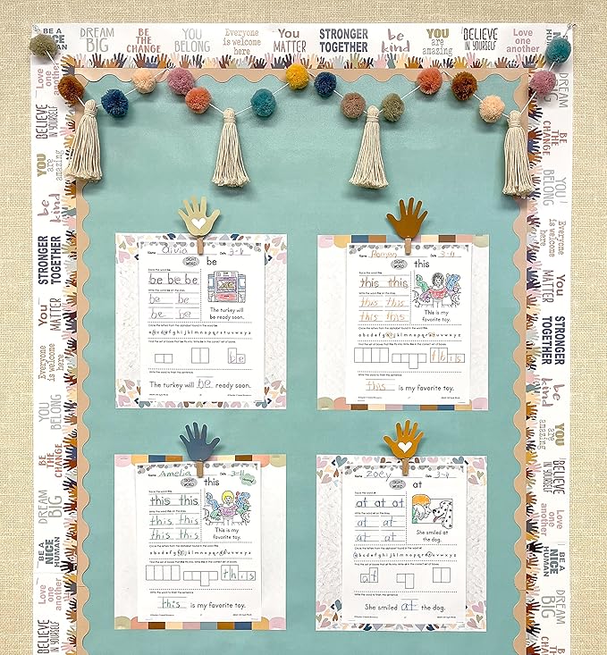 Teacher Created Resources Light Brown Scalloped Border Trim (TCR7129)