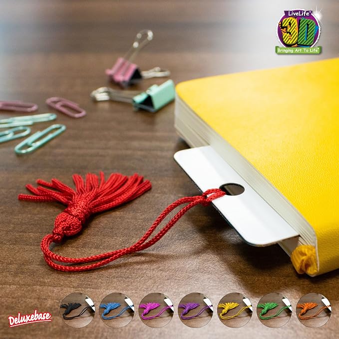 3D LiveLife Bookmark - Whale Jump from Deluxebase. Cute Lenticular Whale Page Marker. Animal Themed Accessories for Book Lovers. Small Gifts for Men, Women, Writers and Teachers.