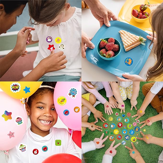 Suuuper 3750+ PCS Encouragement Stickers, 1200+ Cute Designs Fun Craft Stickers Laptop Scrapbooks Planner DIY Diary Decoration -Motivational Incentive for Kid Parent Teacher Kindergarten (50 Sheets)