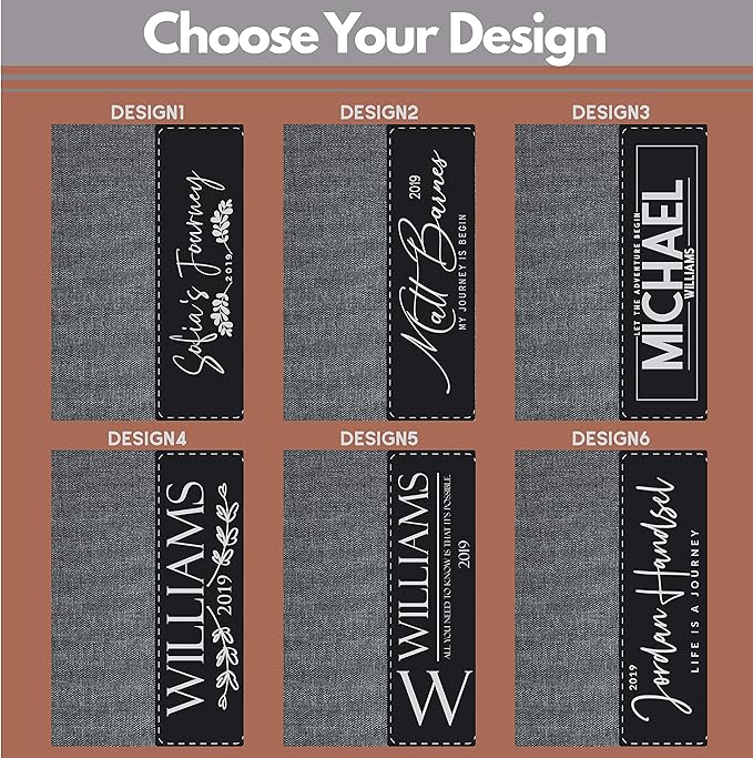 Personalized Portfolio Padfolio, Business Portfolio w Magnetic Closure Organizer Folder Leather/Canvas, Custom Notepad Holder for Resume, Professional Business Gifts | 3 Colors - 6 Designs - 9 x 12