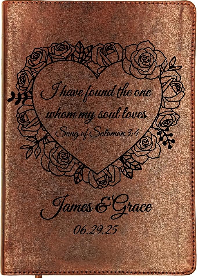 Personalized ESV Bible, Wide Margin, English Standard Version (Wedding Bible - Song of Solomon)