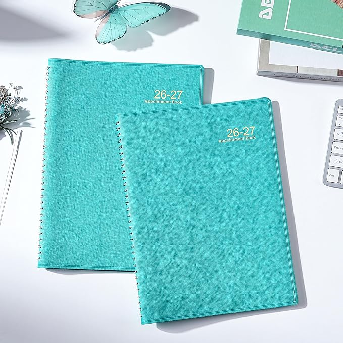 Appointment Book 2026-2027 - 53 Weeks Daily Planner 2026-2027, July 2026 - June 2027, 8.5" x 11" Daily Organizer, Appointment Planner with 15-Minute Increments