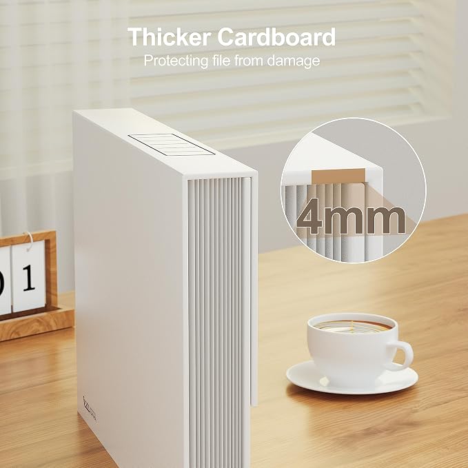 JiaWei Expanding File Folders with Pockets, 13 Pockets Accordian File Organizer with Magnetic Closure, Letter Size Portable Documents and Receipts Folders with Tabs for Document Classification