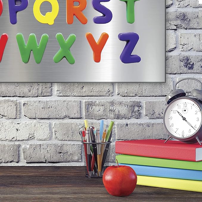 Essentially Yours Magnet and Message Board | Jumbo 30 x 35 x 0.7 Inch Magnet and Message Board | Mountable Steel Bulletin Board