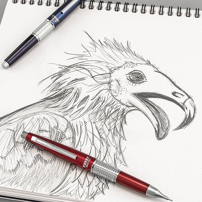 Pentel Sharp Kerry Automatic Pencil, 0.5 mm, Blue Barrel, 1 Pencil (P1035C)