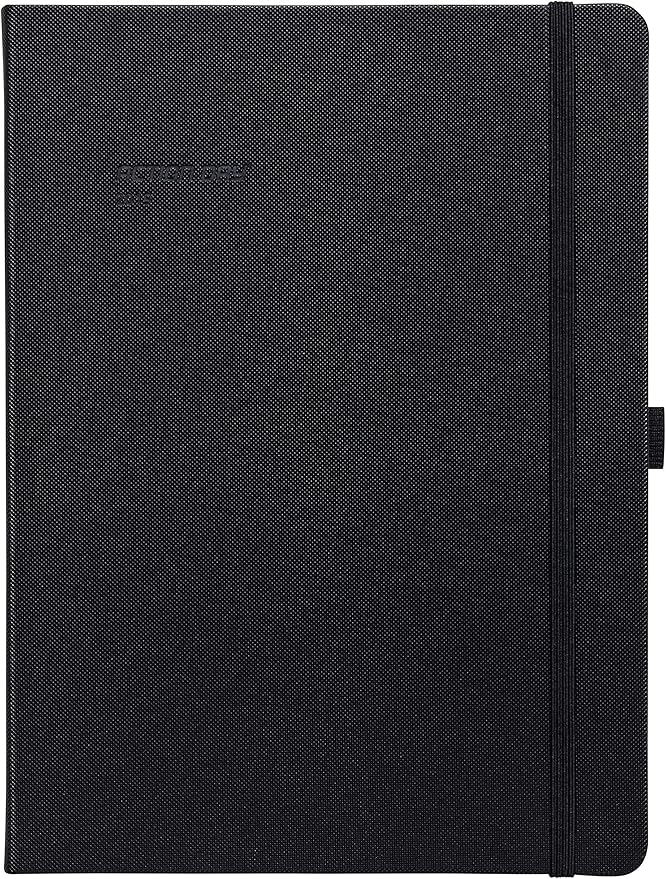 Action Day 2025 Weekly Planner - Effective Planning System & Increase Productivity, To-Do List, Goals, Projects, Dated Daily Diary - 8x11 Black